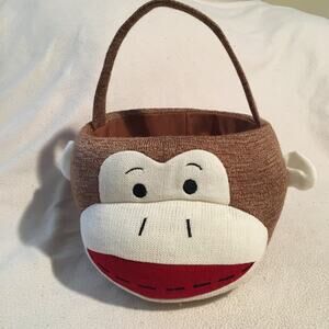 Sock  Monkey Easter basket by SOCK MONKEY Candy basket fun